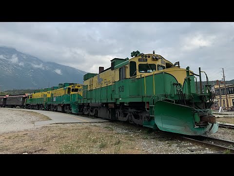 Operations of the White Pass and Yukon Railroad in Skagway, Alaska: GE90s, Alcos, and Baldwin Steam!