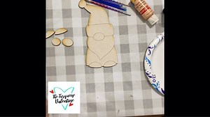 39K views · 909 reactions | In this video, I will show you how to use the masking that is on my wood cut outs when painting them or using mod podge. | The Turquoise Valentine | Facebook