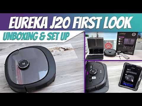 Eureka J20 Robot Vacuum & Mop Combo Unboxing & Setup FIRST LOOK REVIEW