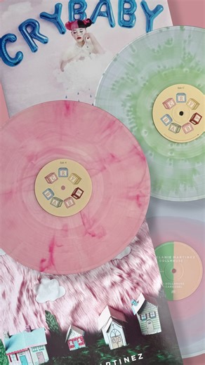 hectorlistensto🎧 on Instagram: "Cry Baby 10th Anniversary 😭👶🏻☁️ Cry Baby by Melanie Martinez celebrated its 10th anniversary this year. There are so many pressings of this album but this anniversary edition is just so special. I love that Dollhouse finally got a repress."