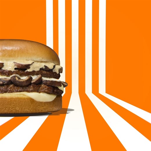 So hype for the Mushroom Swiss that we had to set up a Spirit Tunnel. 🕺 Dance on down and try it today! | Whataburger