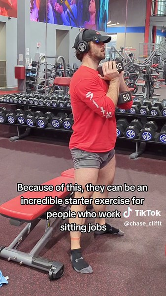 CHAIR SQUATS This is a squat variation that I program for beginners and advanced lifters 🔥 What makes this exercise different is it's ability to mimic something we do every day... sitting down Because of this, this exercise can be a very natural movement for beginners and help build up mobility, posture and your core 💪🏻 #squats #workoutforbeginners #squatsforbeginners #legexercisesforbeginners #beginnerworkout #burnfatbuildmuscle