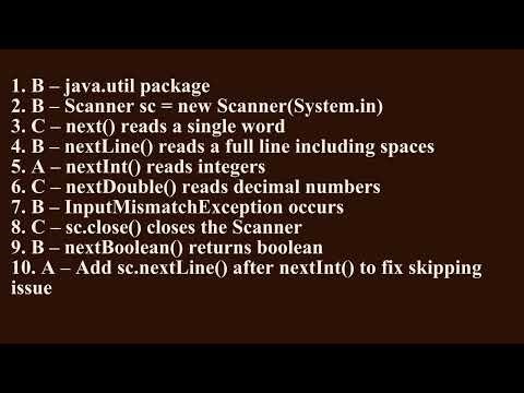 Reading Input Using the Scanner Class | Q2 Java L6 P3 | SMILE ROAD