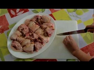 ROBOT " LA COCINERA " POLLO AL AJILLO