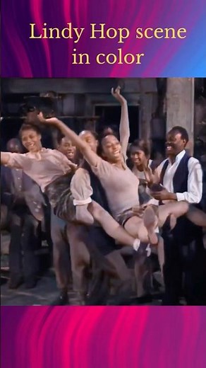 Swingin’ in Technicolor: The Lindy Hop Like You’ve Never Seen It!