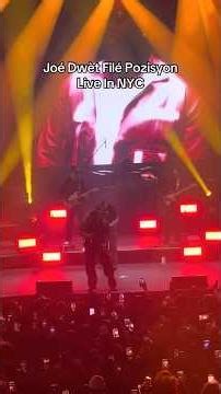 Joe Dwet File Pozisyon Live In NYC