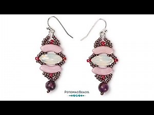 Nifty Navette Earrings - DIY Jewelry Making Tutorial by PotomacBeads