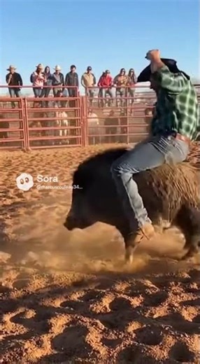 Rodeo #funny #rodeo #comedy #sangliers #sanglier #cowboys #cowboy #ia #rodeostyle #drôle