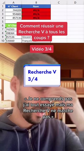 Mission Recherche V : Résoudre les Erreurs dans Excel