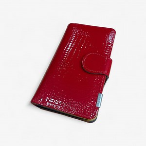 Red Leather Wallet – Elegant, Compact & Gift-ready Design for Women - Etsy