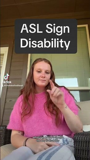 Learn How To Sign Disability in ASL for Beginners | American Sign Language #shorts
