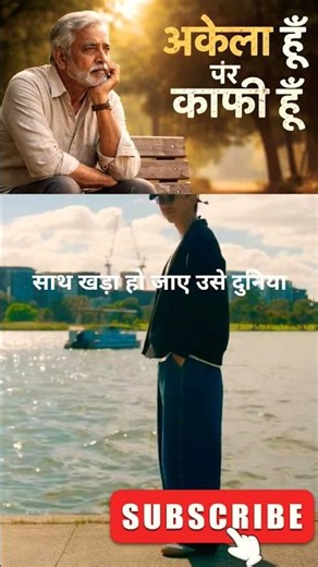 अकेला हूँ, पर काफ़ी हूँ#motivationshorts #shortsfeed #shortsviral #insprationshorts