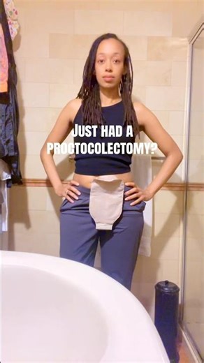 Proctocolectomy recovery trick. #proctocolectomy #ileostomy #stoma