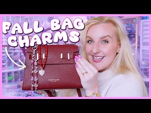how to make trendy diy purse charms 🍂🤎🧸💗✨