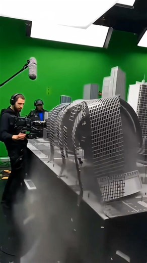 Maket Set Tall Buildings Destruction in the Dream :Inception Behind the Scenes