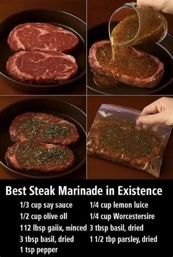 Best Steak Marinade In Existence Ultimate Steak Marinade Recipe: Elevate Your Grilling Game Welcome to the realm of culinary excellence, where each bite of succulent steak transcends ordinary flavors into a symphony of taste. This is not just any steak marinade recipe; it’s an invitation to embark on a gastronomic journey where every element harmonizes to create the perfect blend of flavors, tenderness, and juiciness. Unraveling the History of Steak Marinades Marinades have long been revered in 