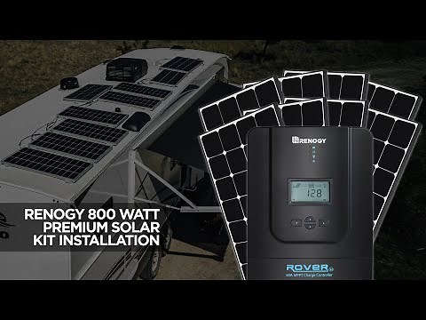 Renogy 800 Watt 12 Volt Off Grid Solar Premium Kit Upgrade Installation