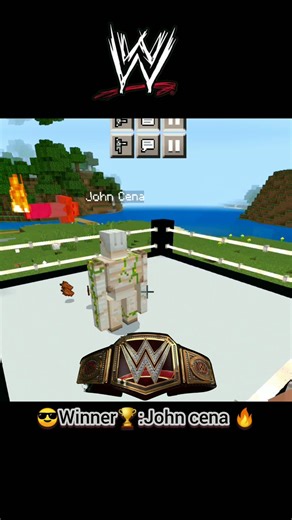 💀😈 MINECRAFT ❌ WWE ✅🔥☠️#minecraft #shorts