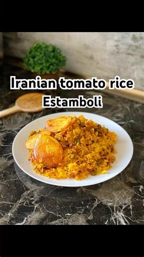 “This Iranian Tomato Rice Is UNREAL 😍 | Easy One-Pot Estamboli Polo”🍅