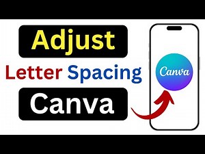 how to adjust letter spacing in canva | adjust text spacing in canva | canva tutorial for beginners