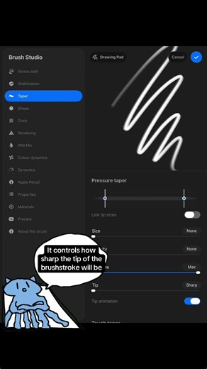 How to make your own brush in procreate! #arttips #procreate #procreatetutorial #procreatetips