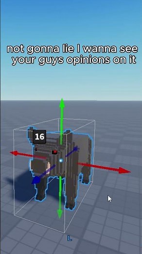 I made my first custom rig in roblox studio!!