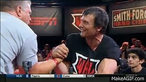John Brzenk Vs Devon Larratt Heavy weight Arm Wrestling 2015 on Make a GIF