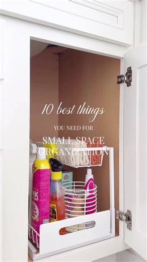 10 Things I Use for Small Spaces! Want to see these? Go to my IG @sisletter_joy Tap my Amazon Storefront and check the SPACE-SAVING folder! #homeorganization #organizationhacks #storagehacks #spacesaving #organizedhome