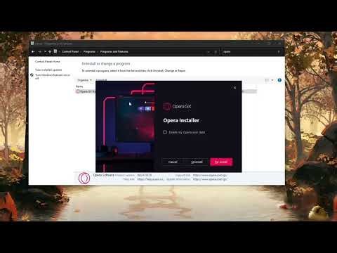 Simple tutorial How To Uninstall Opera Gx