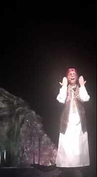 Avrum Chaim Green performing at Intern Shverd play