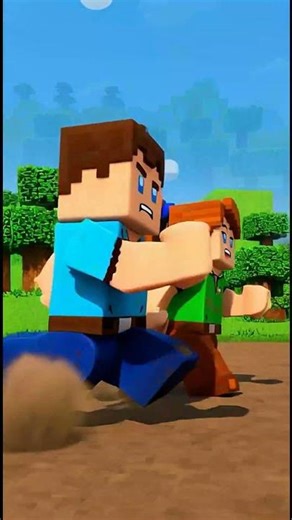 Minecraft Enemies Play Football?! Hilarious Match Highlights. #minecraftanimation #viral #fyp