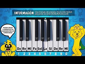 ¡EL PIANO DE YOUTUBE QUE PUEDES TOCAR! 🎹🎶 EL PIANO DE MIKECRACK