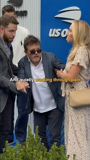 Michael J. Fox – he could barely stand, but still showed up. #motivationalspeech #actor #shorts