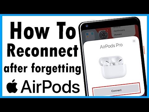 how to reconnect airpods after forgetting device | airpods pro bluetooth connection problem