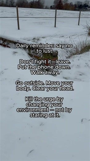 Changing your environment is a game changer for quitting gooning