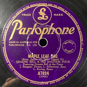Graeme Bell & His Ragtime Four - Maple Leaf Rag / Temptation Rag