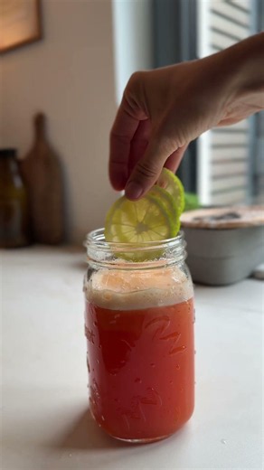 Rose Hip Summer Cocktail