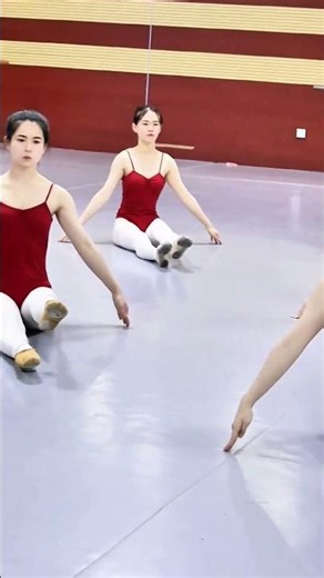 Stunning Red Latin Dance: The Perfect Posture in Motion!