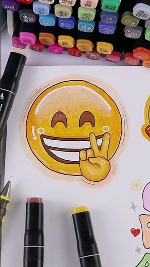 Easy smile face drawing step by step tutorial for beginners #art #draw #sketch #arte #drawing