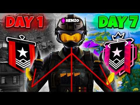 Using R6 Siege CHEATS To Speed Run From Unranked To Champion (1 Day - 7 Days)