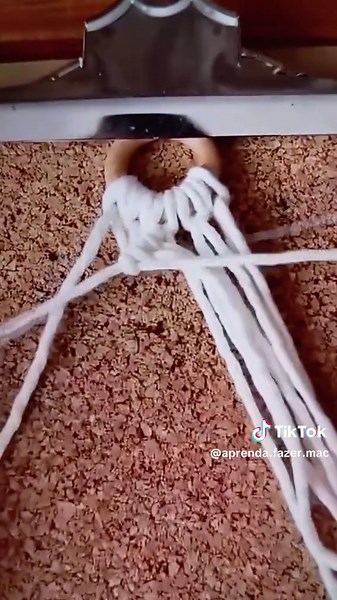 TUTORIAL #aprendafazermacrame #virabeauty #artesanato #decoração #aprender #vemcomigo #macrame #vizualizaçao #artes #vocenasceuparamudar