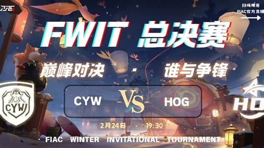 FWIT 总决赛 CYW vs HOG p2