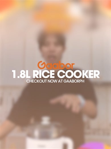 Discover Gaabor's 1.8L Mini Rice Cooker