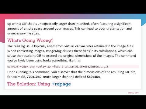 How to Fix ImageMagick Resizing Issues When Creating Animated GIFs