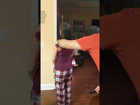 Husband cuts wife's hair!!! Cuts more than expected!