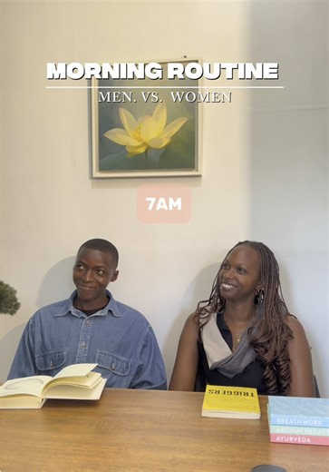 🚹 vs 🚺 Morning Routines — Who’s really prioritizing their wellness? 👀 Men: quick shower, out the door. Women: meditation, nutrition, skin care, affirmations... the works. Wellness isn't just for women. Gentle reminder: your body, mind, and energy levels need your attention too. 🧘‍♂️ Start small. Start today. Prioritize YOU. 📍Join us at Revive Wellness for guided support. #menwellness #morningroutine #menvswomen #revivewellness #kampala #uganda
