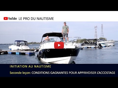 Initiation au nautisme accostage