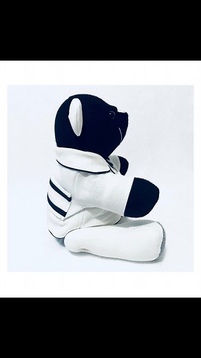 4.8K views · 22 reactions | A memory bear is a wonderful way to keep the memory of a loved one close. This particular bear was made to honor the memory of my customer’s grandma, and is wearing a special jacket, resized from one that belonged to her. A lovely keepsake to act as a reminder to my customer that her grandma is always with her 懶 #memorybear #keepsakebear #memorybearclothes #gonebutneverforgotten | Memories made by Emma | Facebook