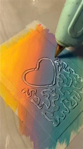 satisfying colorful painting