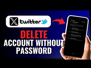 How To Delete X (Twitter) Account Without Password 2024!